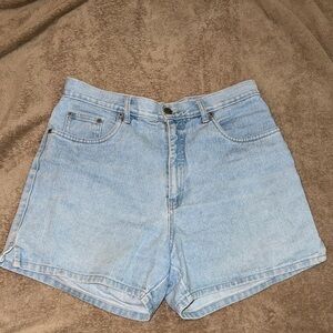 H by Halston Light Blue Denim Shorts